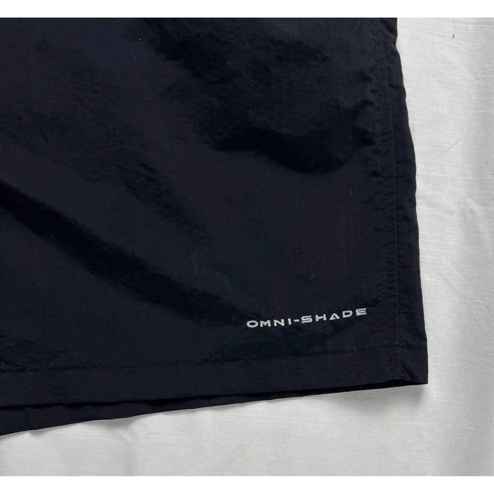 Columbia PFG Backcast Water board Swim Shorts Mens XXL Black Omni-Shade Fishing - Picture 8 of 13